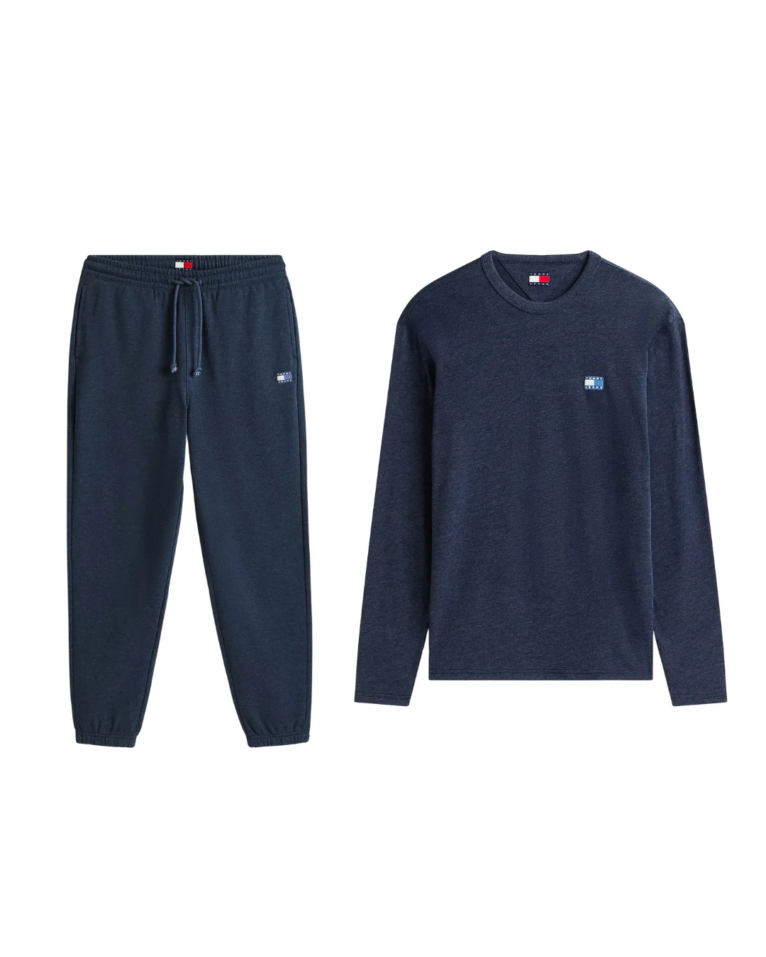 Badge Longsleeve T-Shirt + Joggingbroek Set