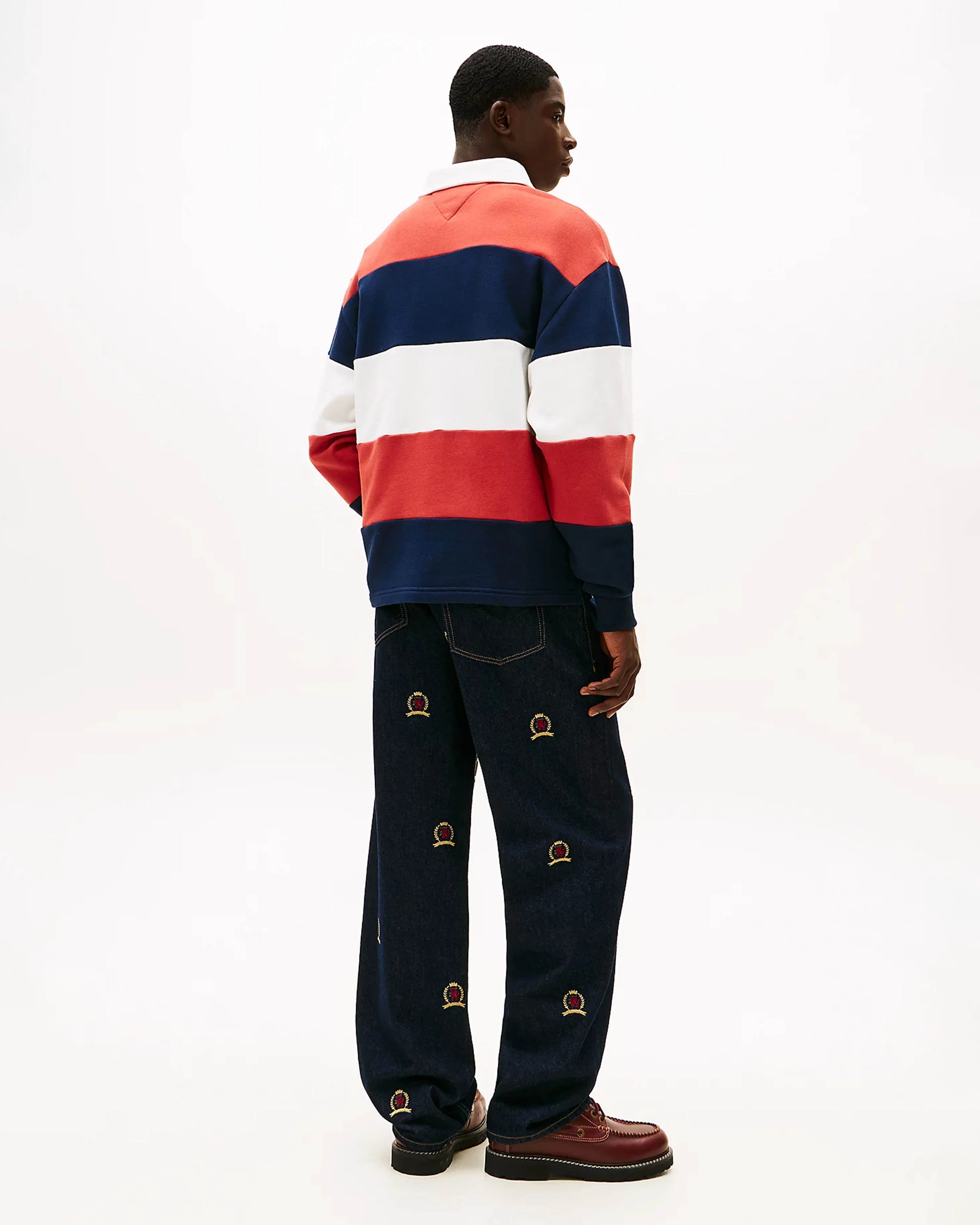 Badge Stripe Sweatshirt - Image 4