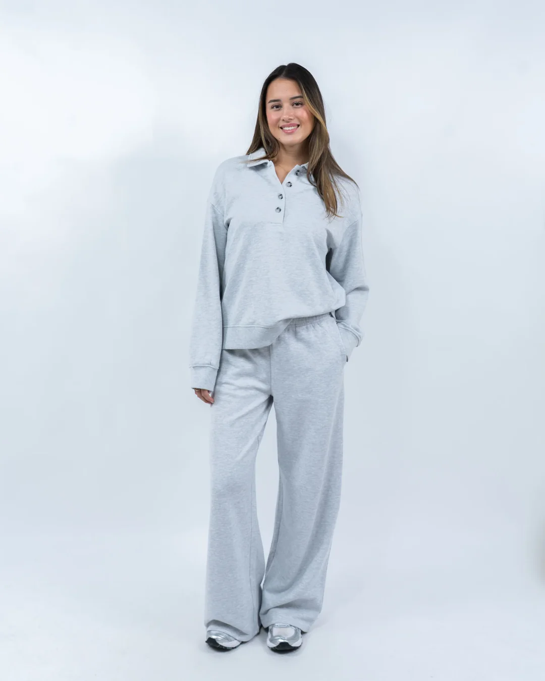 Collar Sweater + Wide Joggingbroek Set - Image 2
