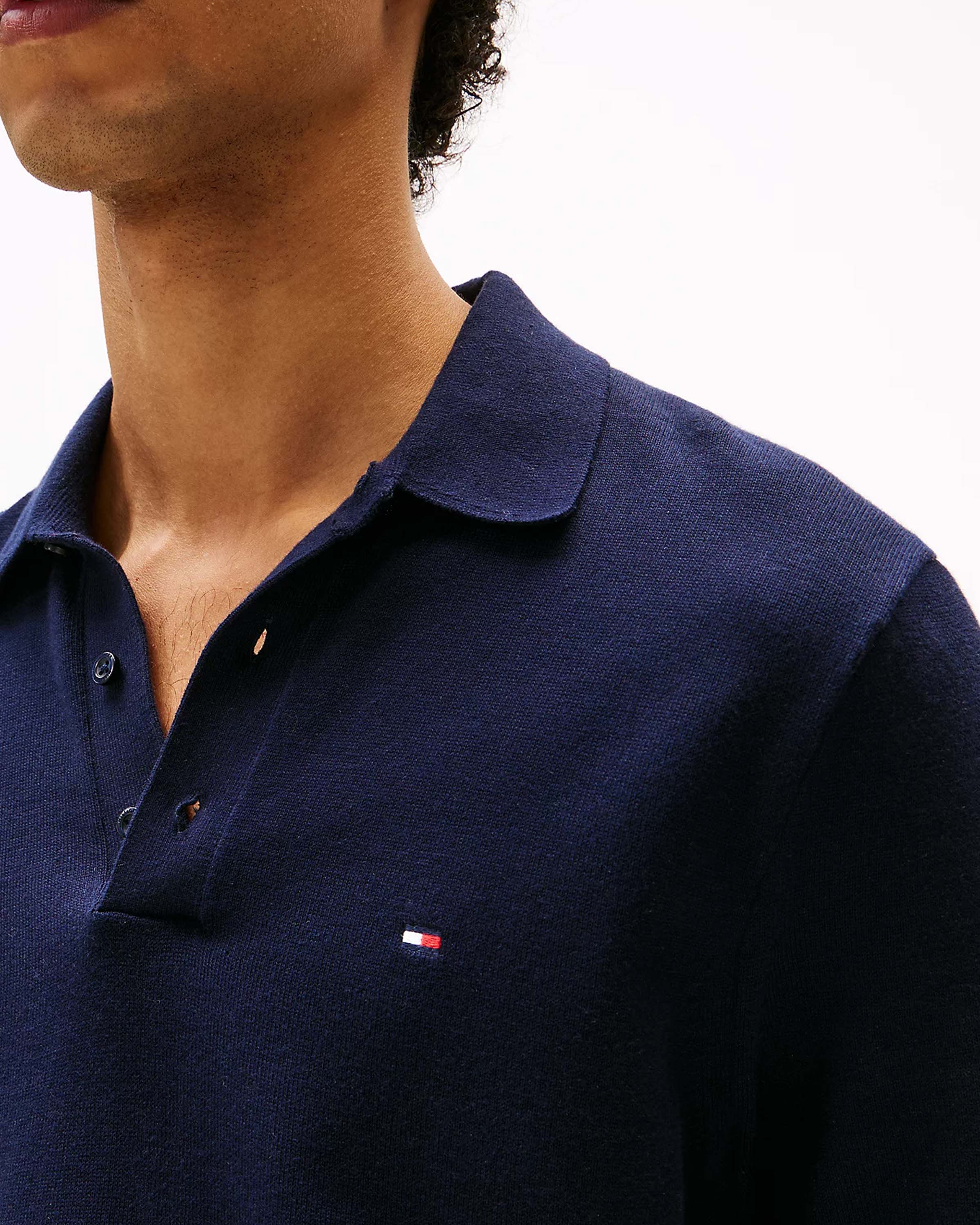 Essential Cotton Knitted Polo - Image 2