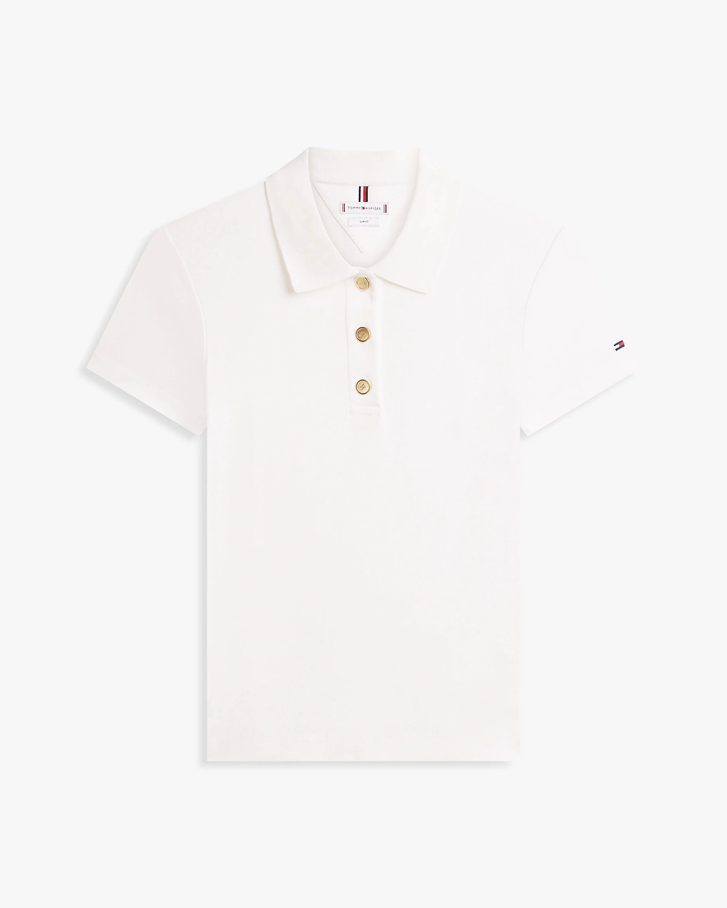 Gold Button Slim Polo - Image 5