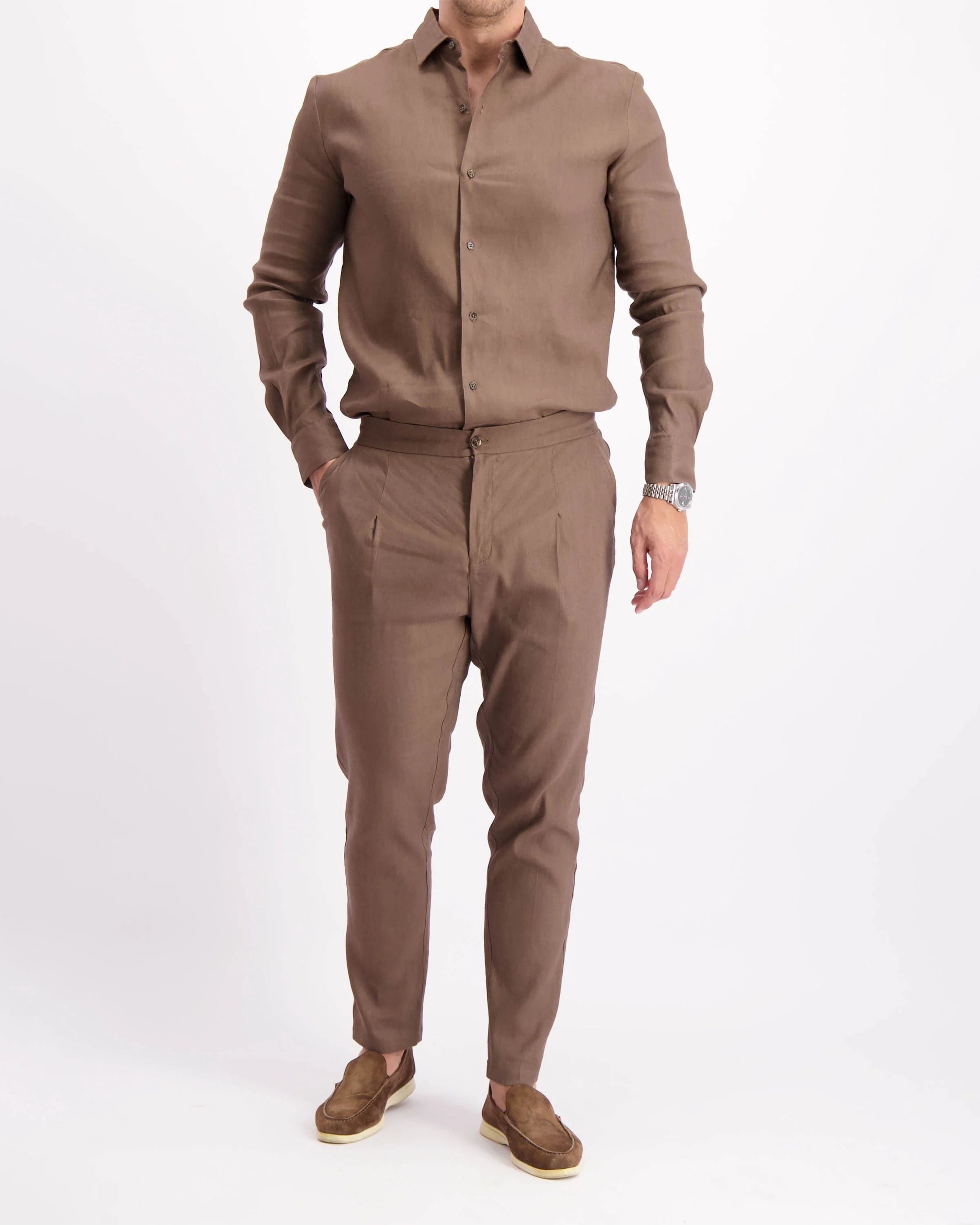 Linen Classic Blouse - Image 4