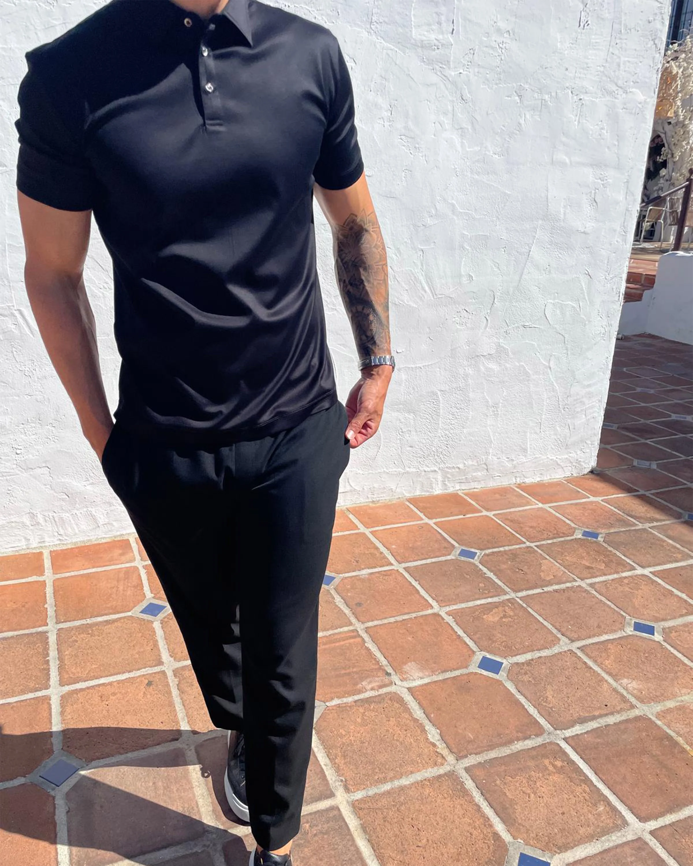 Mercerized Cotton Polo - Image 4