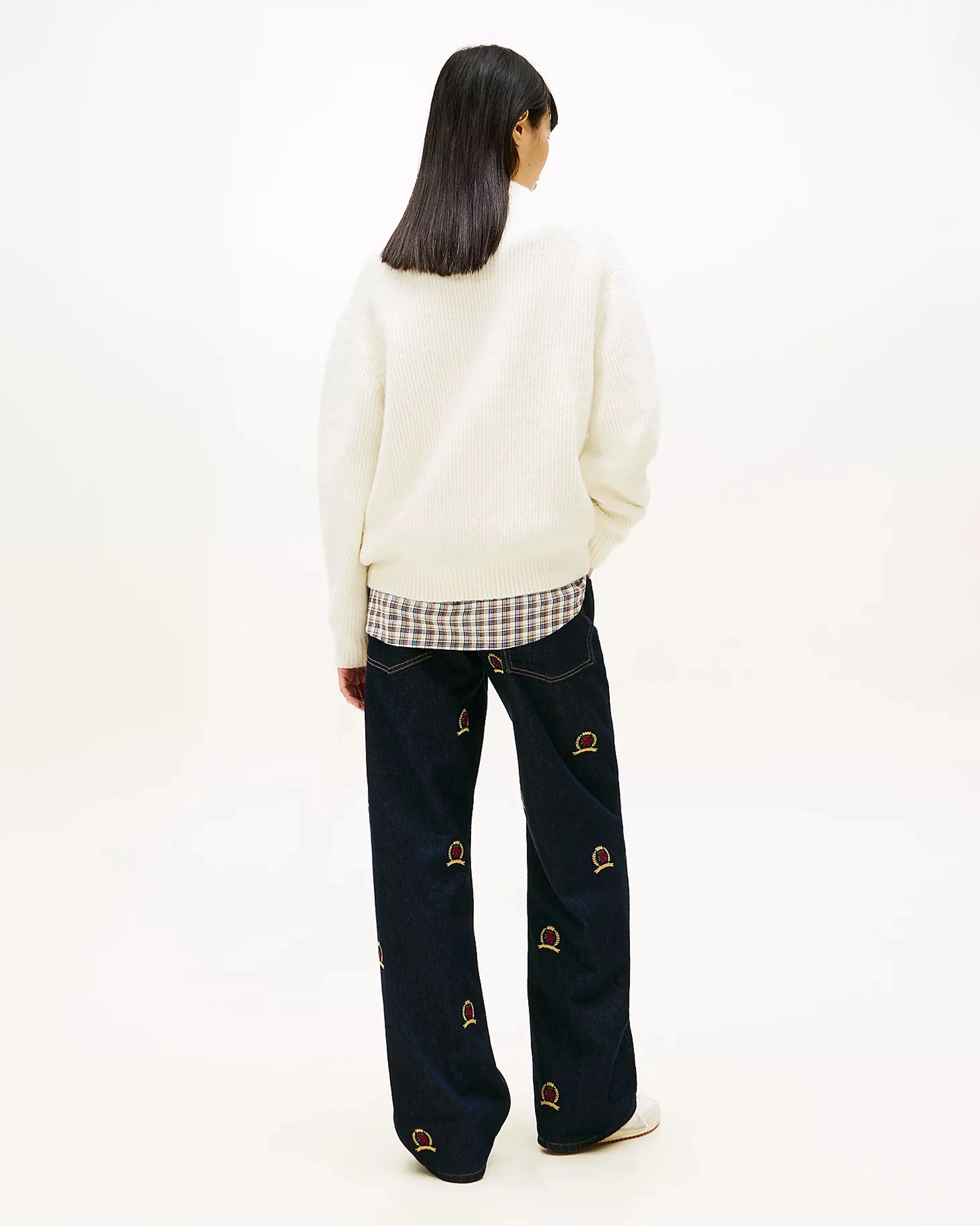 Mockneck Badge Sweater - Image 4