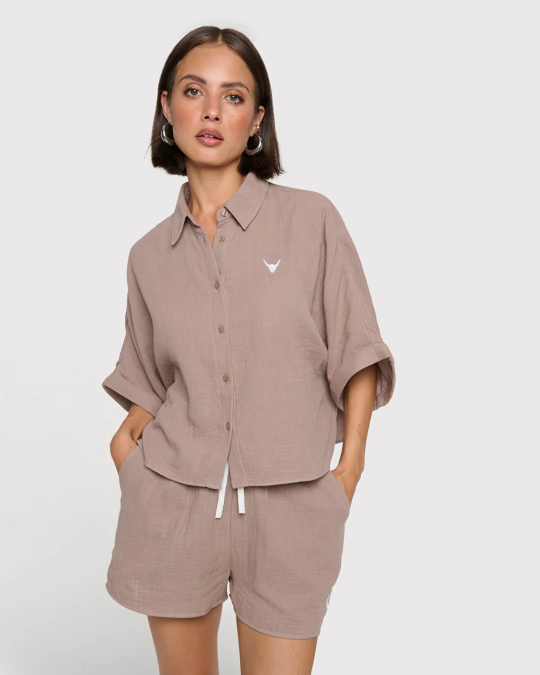 Oversized Crinkle Blouse - Image 3