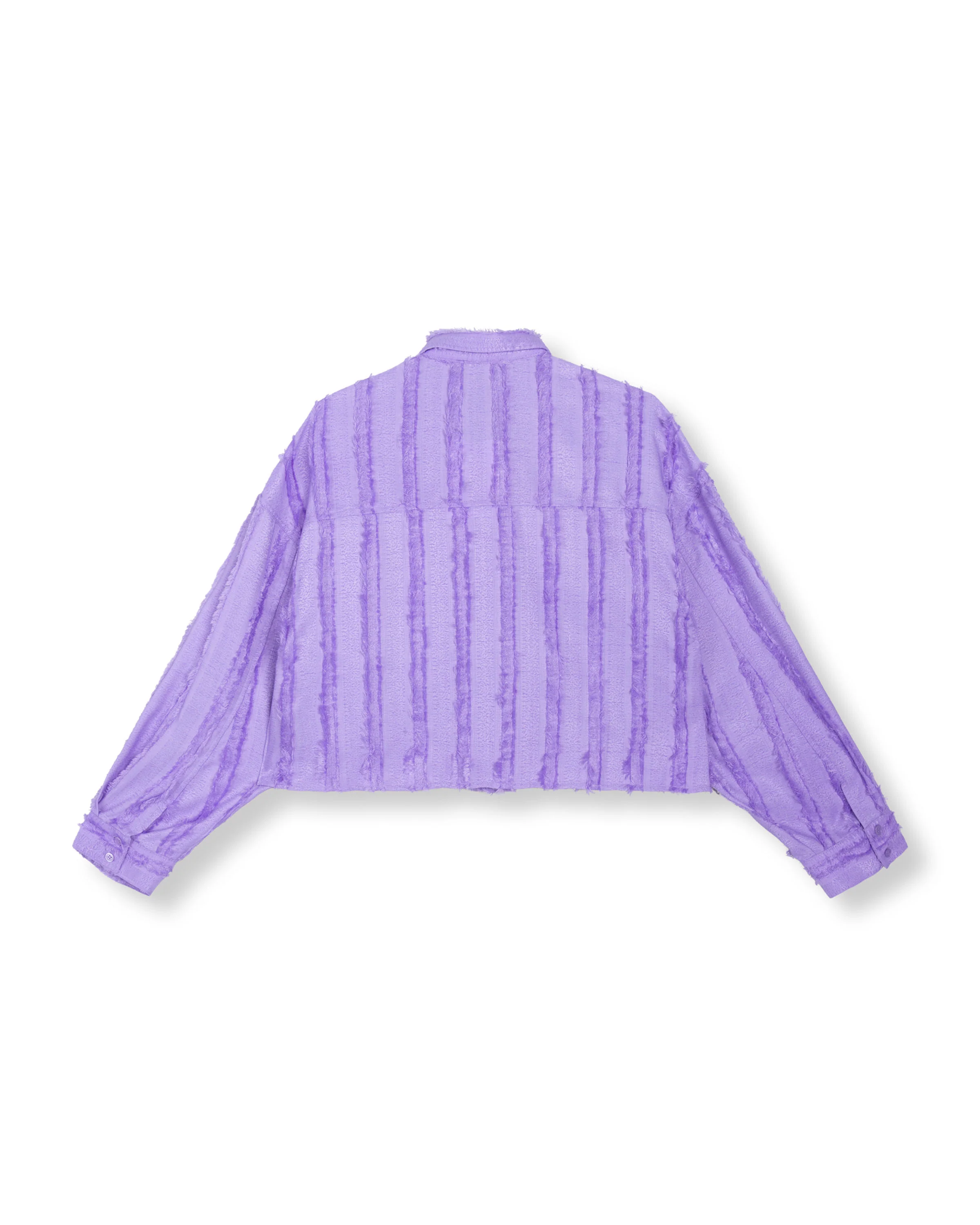 Oversized Cropped Saden Blouse - Image 4