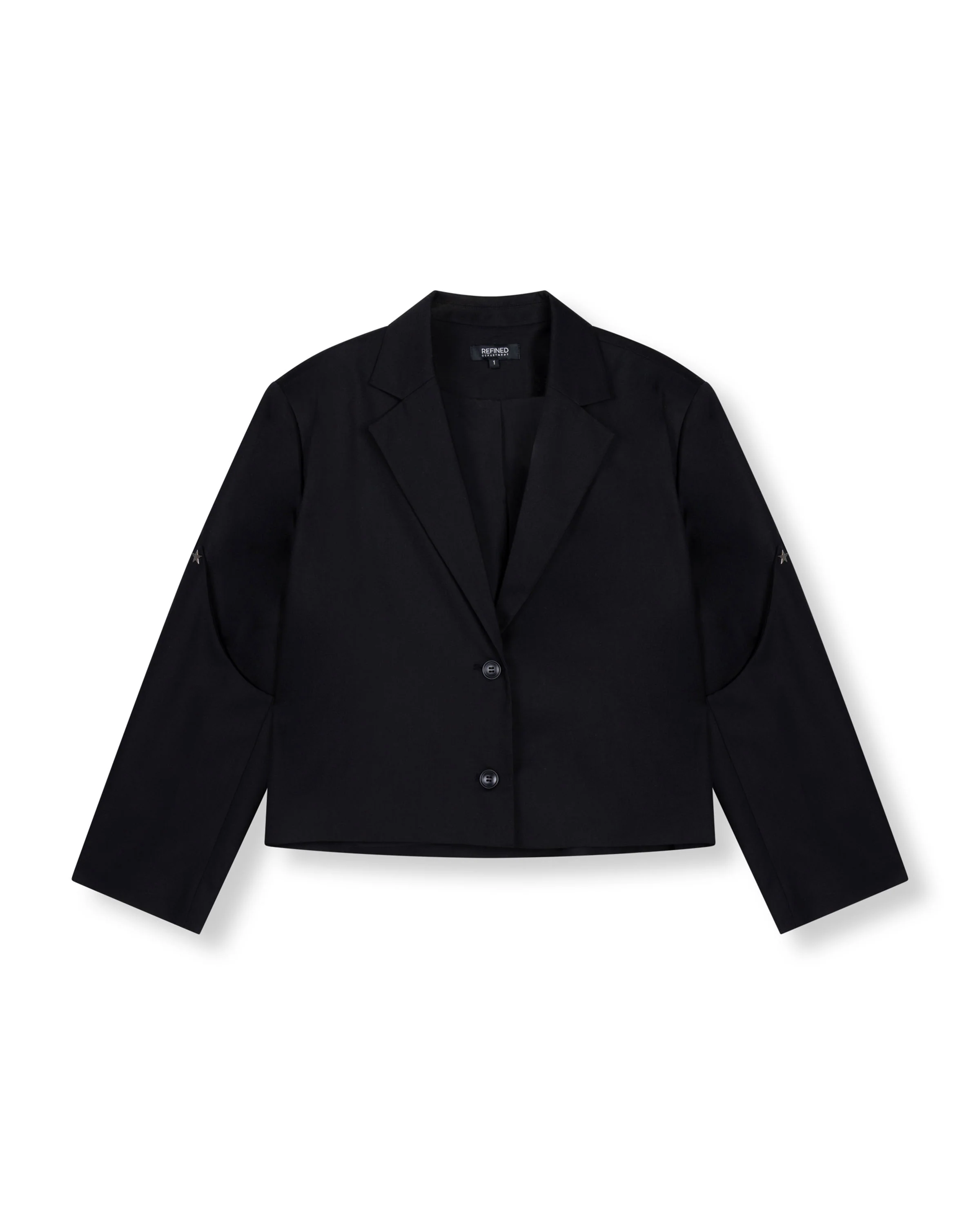 Oversized Star Cropped Blazer - Image 6