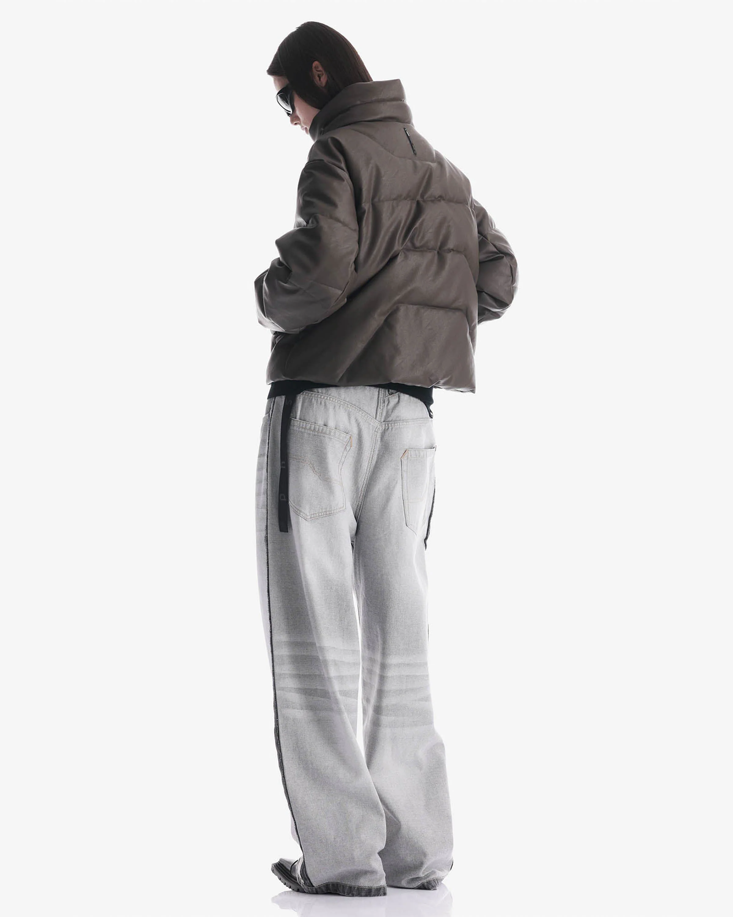 Narwaru Faux Leren Puffer Qw543 - Image 3