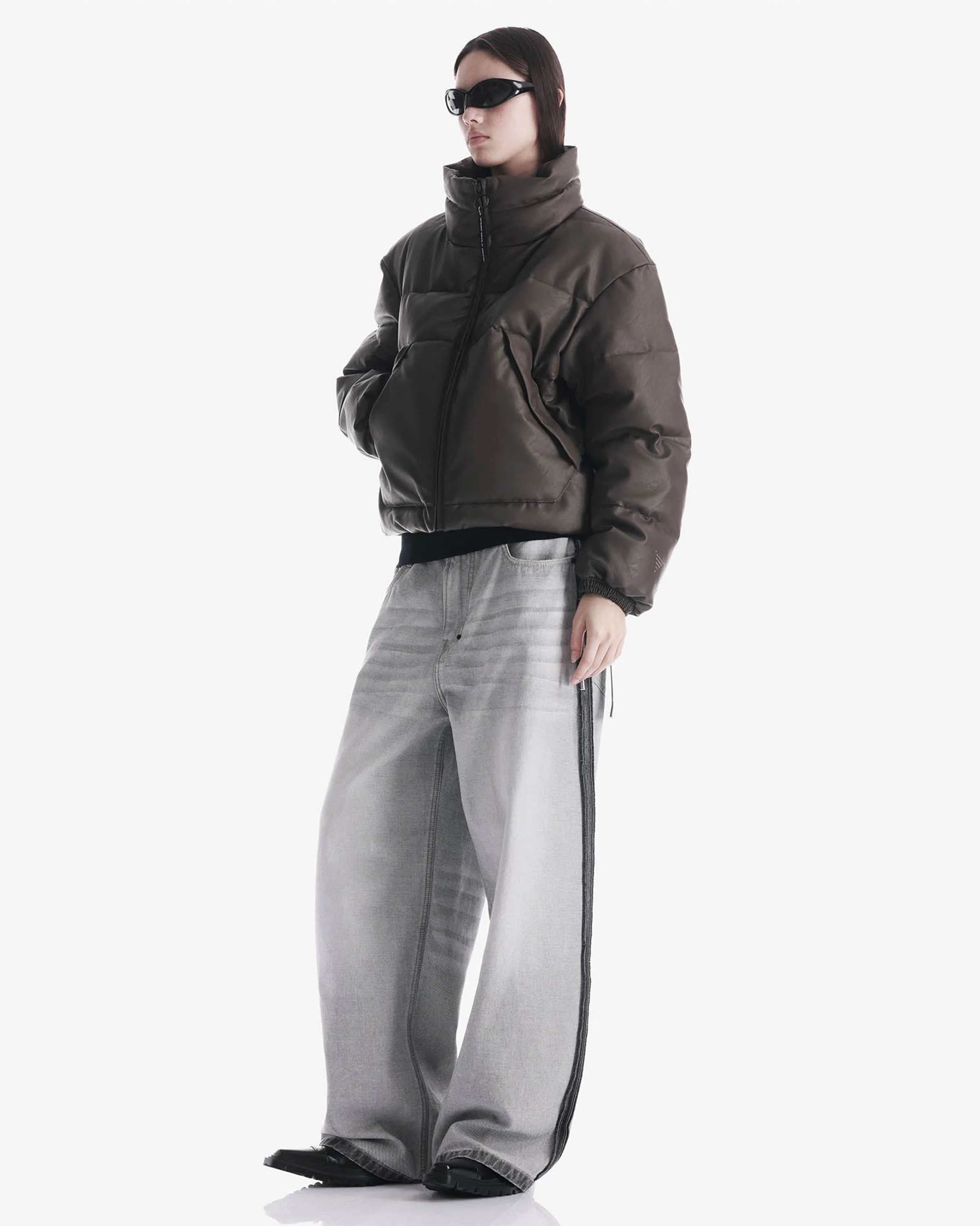 Narwaru Faux Leren Puffer Qw543 - Image 4
