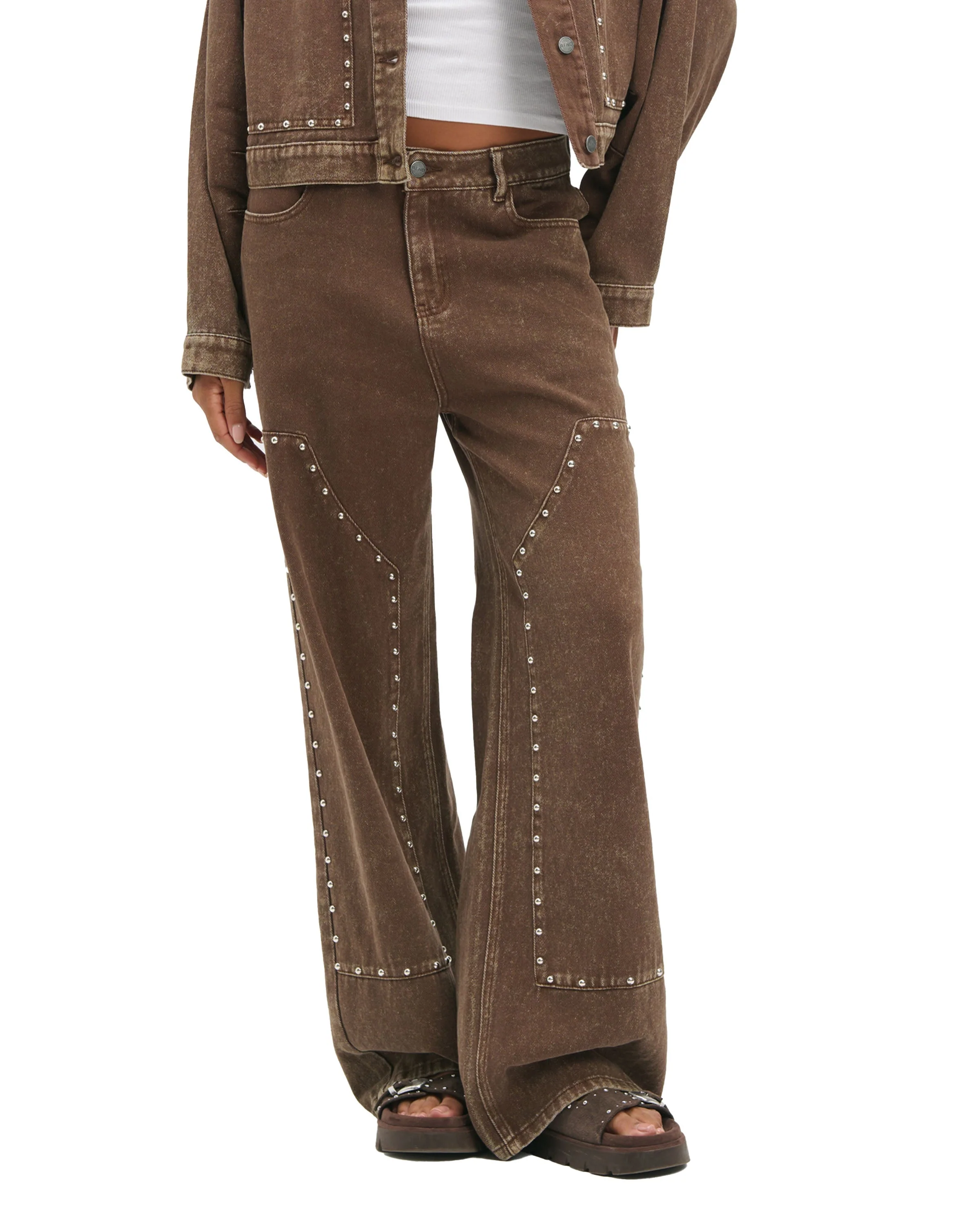 Oversized Studded Honni + Relaxed Star Payton Jeans Set - Image 5
