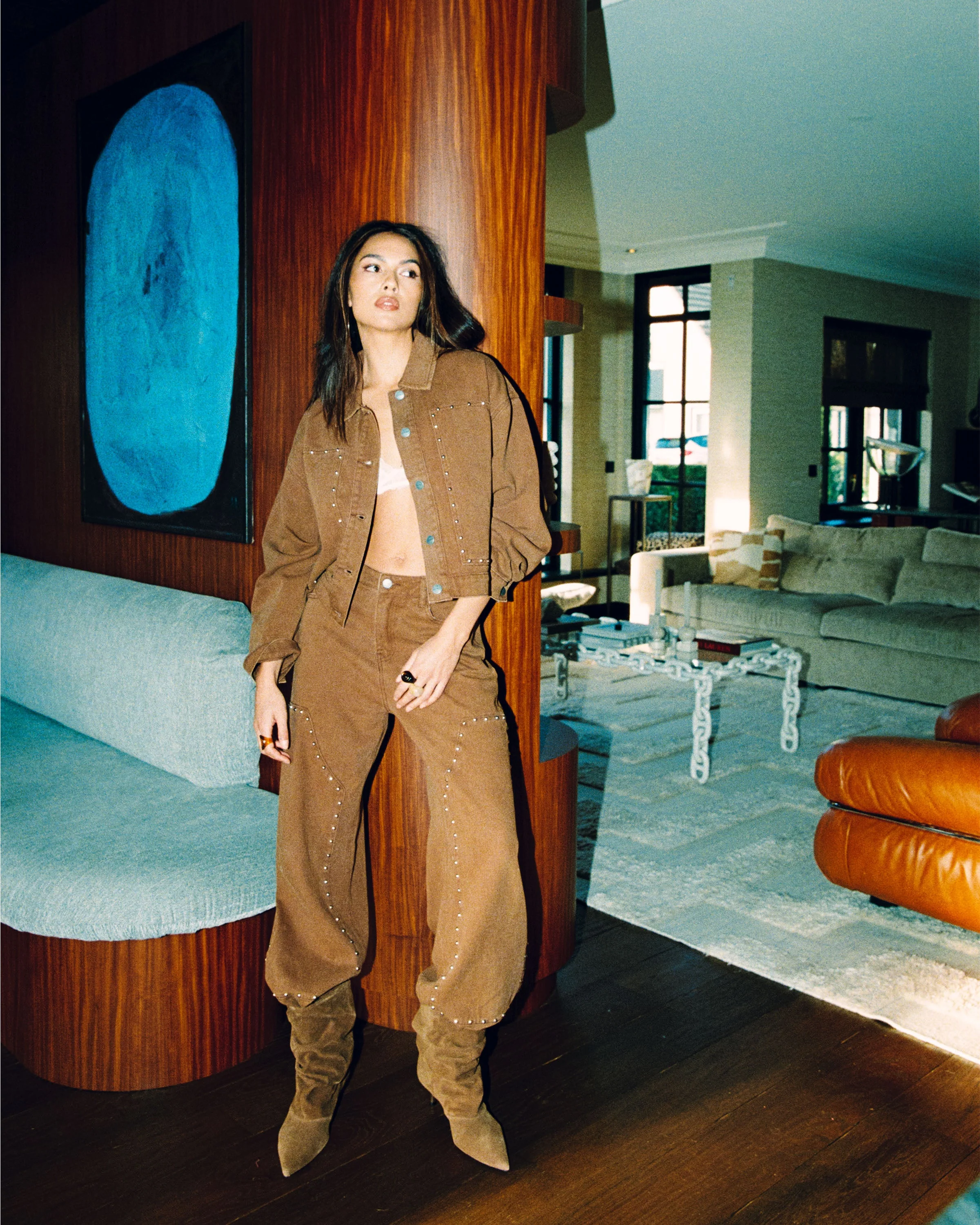 Oversized Studded Honni + Relaxed Star Payton Jeans Set - Image 7